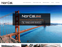 Tablet Screenshot of norcalpipelines.com